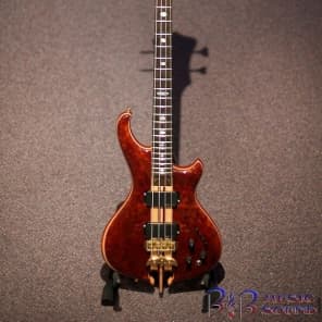 Alembic BURLREDWOOD4 Custom Burl Redwoood Top 4 String Bass with Hard Case image 1