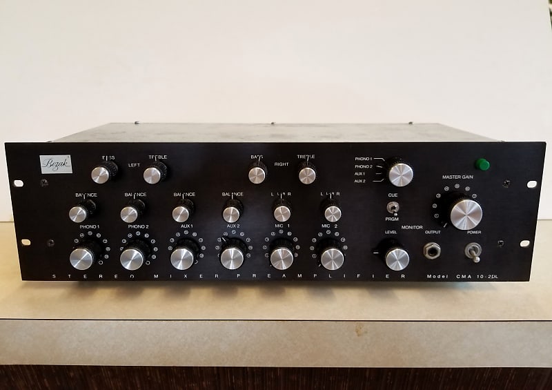 Bozak CMA 10-2DL ロータリーミキサー Bozak CMA-10-2DL Stereo Rotary DJ Mixer Preamplifier | Reverb