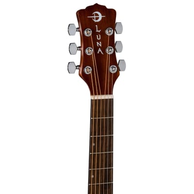 Luna WABI SABI Grand Concert Acoustic-Electric Guitar Solid Top image 12