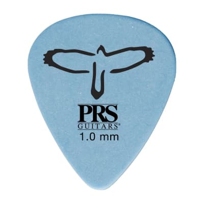 PRS Paul Reed Smith 12-Pack Delrin Guitar Picks, Blue, 1.00mm image 1