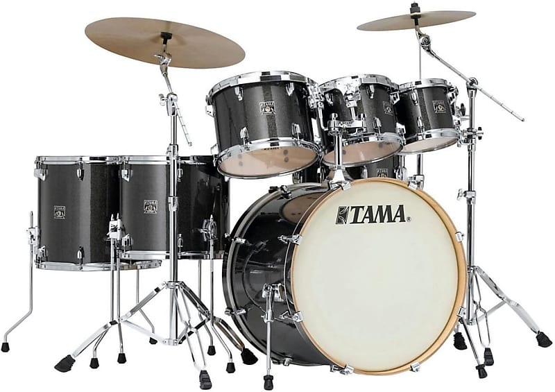 Tama Superstar Classic 7-Piece Shell Pack Midnight Gold Sparkle image 1