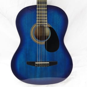 Johnson JG-100-BL Student Acoustic Guitar Blue