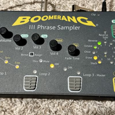 Reverb.com listing, price, conditions, and images for boomerang-boomerang-phrase-sampler