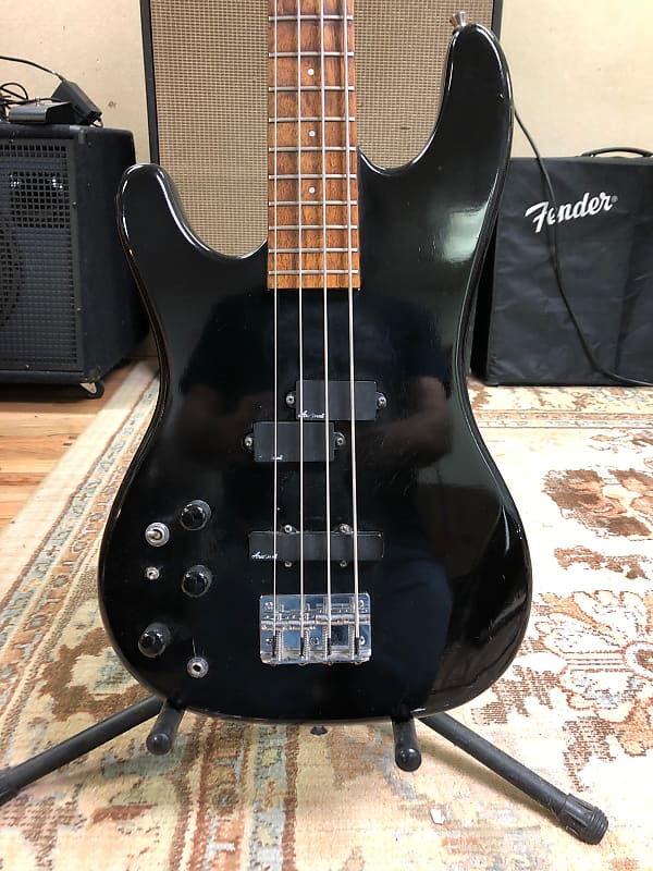 Aria Pro II XRB- series electronics Lefty Bass 80's Black