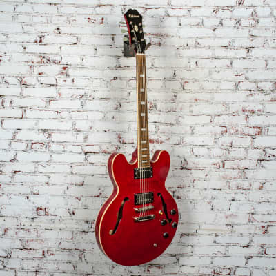 Epiphone - ES-335 Pro - Semi-Hollow Body HH Electric Guitar, Red - x3385 - USED image 4