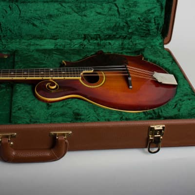 Gibson  F-4 Carved Top Mandolin (1914), ser. #24132, brown tolex hard shell case. image 13