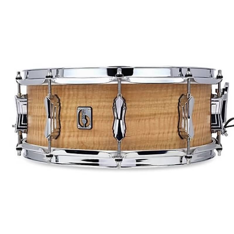 British Drum Co Maverick Snare Drum - Maple - 5.5 x 14 image 1