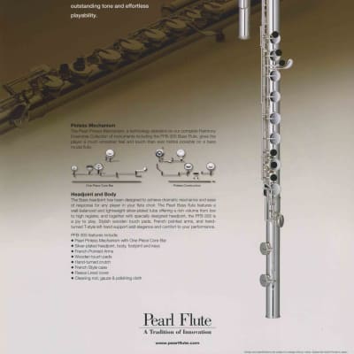 Pearl *Pre-Order* Bass Flute PFB305 w/Maintenance Kit, Rod, Case Special Order Special Order | WorldShip | Authorized Dealer image 4
