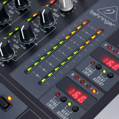 Behringer Pro Mixer DJX750 4-Channel DJ Mixer with Effects and BPM Counter image 8