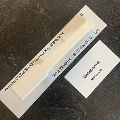 ORIGINAL Yamaha Replacement D Key (CB032220) for CS70M, CS5, CS15, CS15D, CS20, CS20M, CS40M, DX9, DX21, DX27, DX27S, SK20, SK30, CP10, CP11, CE20, PS10, PS20, YK10, and more