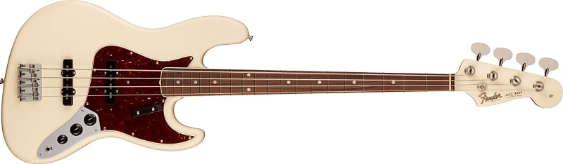 Fender American Vintage II 1966 Jazz Bass, Rosewood Fingerboard, Olympic White image 1