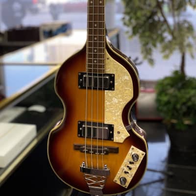 Jay Turser Violin Bass  Vintage Sunburst image 10