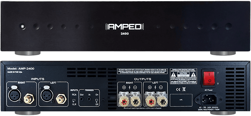 Amped America AMP 2400     5 years  warranty MADE IN  USA  Wire Wold free power cable image 1