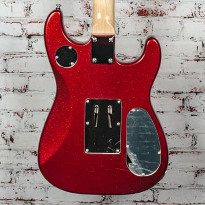 Sawtooth - S-Style Solid Body SHSHS Electric Guitar w/Floyd Rose, Red Sparkle - w/HSC - x4614 - USED image 14