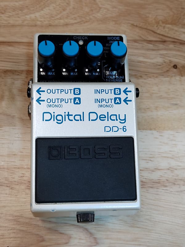 Boss DD-6 Digital Delay (Dark Gray Label) - White | Reverb