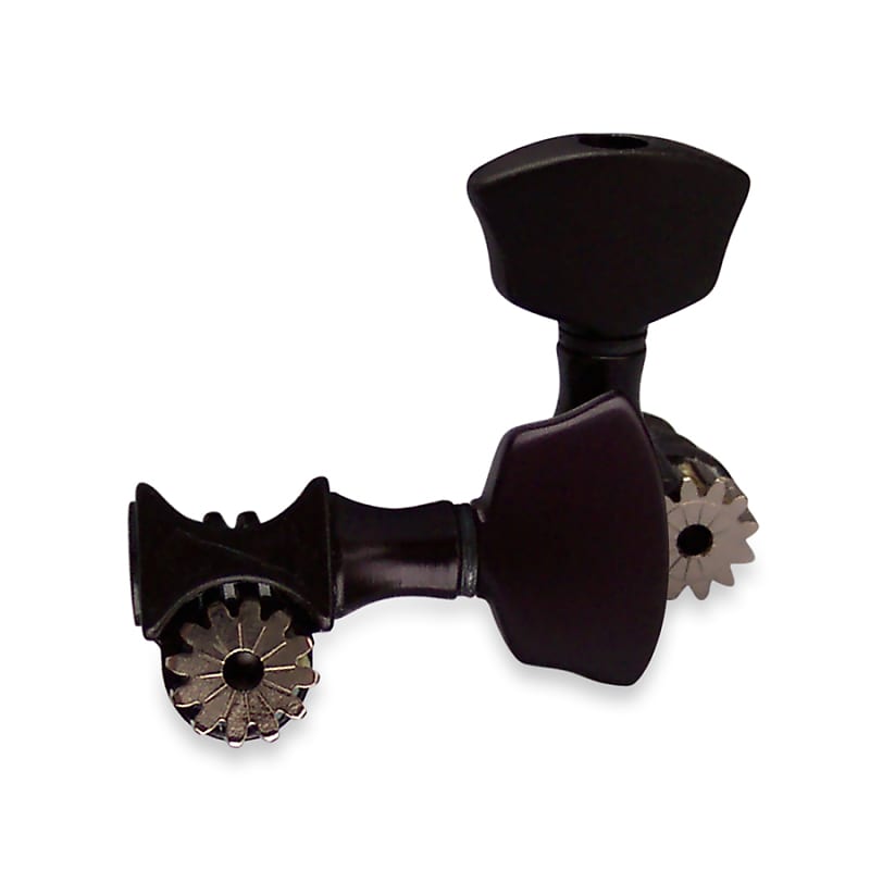 Sperzel Sound Lock Tuners, 3 x 3 Nickel Black Reverb Canada
