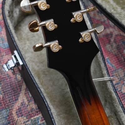 1983 Epiphone Japan Emperor (F) Antique Sunburst, w/OHSC, Matsumoku, Vintage Archtop, MIJ, Fret Nibs image 14