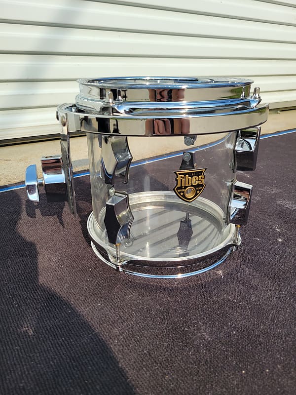Fibes Austin Era 8x8 Clear Acrylic Rack Tom W/ Bag (C003-51) | Reverb