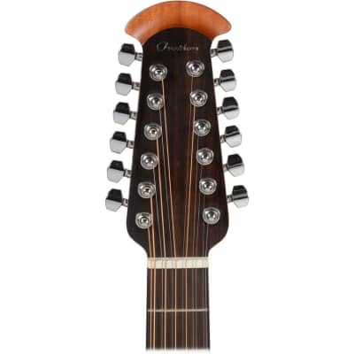 Ovation CE4412-5 Celebrity Collection Elite Specialty Mid Depth 12-String Acoustic-Electric Guitar image 14