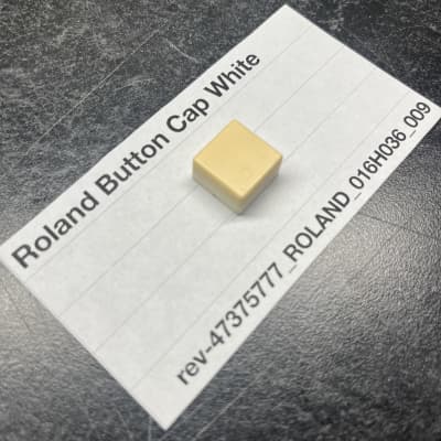 ORIGINAL Roland White Button Cap (016H036) for Juno-6, Juno-60