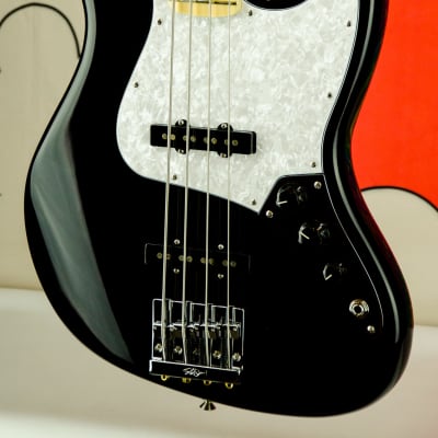Fender U.S. Geddy Lee Jazz Bass, Maple Fingerboard, Black, USA image 5