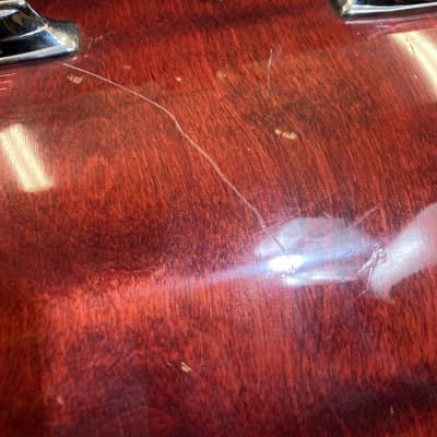 Tama - 24x16" Superstar Bass Drum, Complete! 1980's - Wine Red image 6