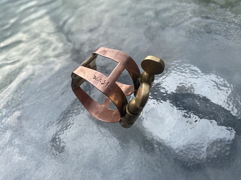 Ishimori Wood Stone Soprano Saxophone Ligature Reverb