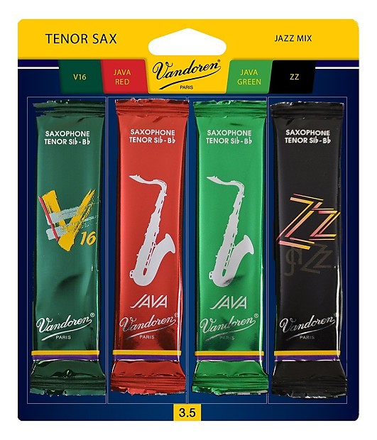 Vandoren SRMIXT35 Tenor Saxophone Mix Card Jazz Redd Variety Pack - Strength 3.5 image 1