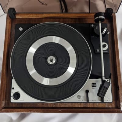 Dual 1225 2-Speed Idler-Drive Turntable Record Player Clean 1970's image 5