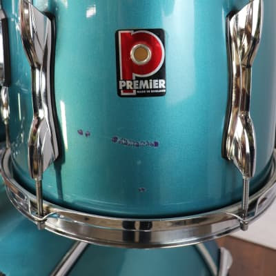 Premier Cambria 4-Piece Drum Kit Set 22/14/13/12" Vintage 1990's image 5