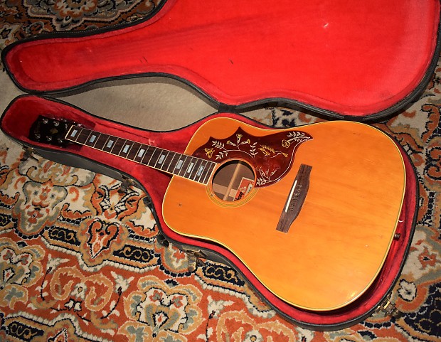 完璧すぎるが故三度も Gibson Hummingbird 1970's Natural Project BROKEN HEADSTOCK W ギター