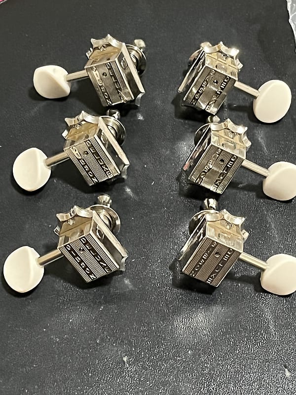 Gibson Deluxe White Button tuners tuning keys Kluson 2022 | Reverb