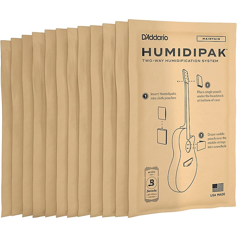 D'Addario Two-Way Humidification Replacement 12-Pack image 1