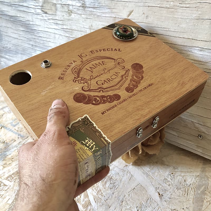 Amplifiable Cajon outlets Cigar Box Drum Hand Drum Travel Cajon Small Drum With Pickup Acoustic-Electric Hand Percussion by Rozegrave