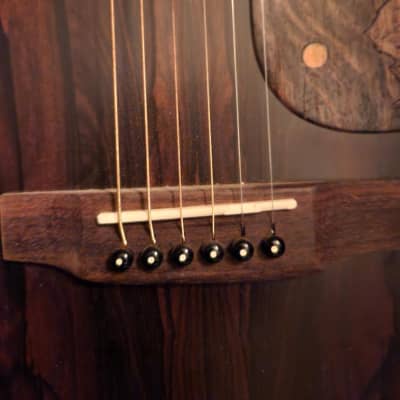Teton  STS000ZIS Acoustic Guitar w/hard Teton case 2021 Ziricote Satin image 3