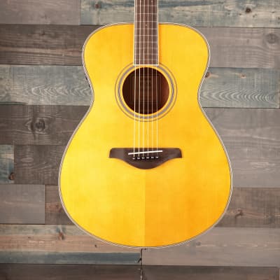 Yamaha FS Vintage Tint TransAcoustic Concert Guitar for sale