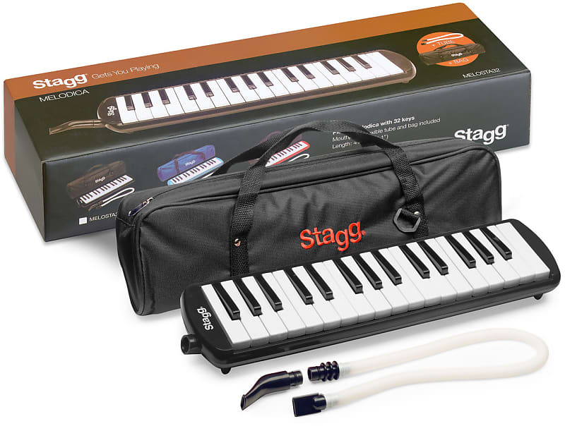Stagg Melodica with 32 Keys (Black) image 1