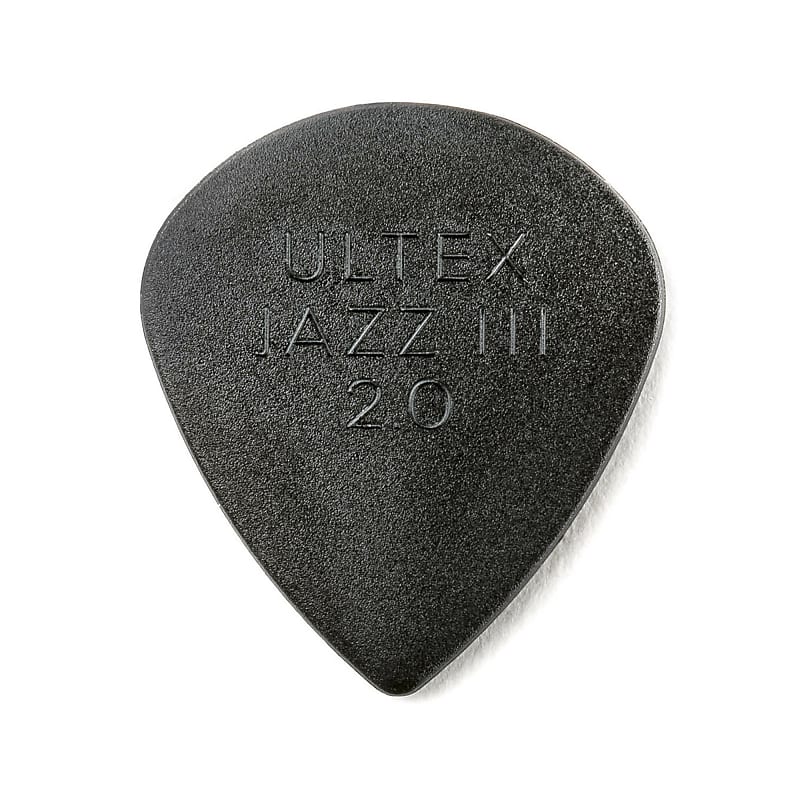 Dunlop Ultex Jazz III Black 2.0 Guitar Picks (6) image 1