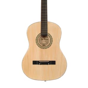 De Rosa DK3810R-NT Kids Acoustic Guitar Outfit Natural w/Gig Bag, Pick, Strings, Pitch Pipe & Strap image 2