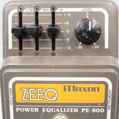 Maxon PE-800 ZEEQ Power Equalizer With Original Box Made in Japan 