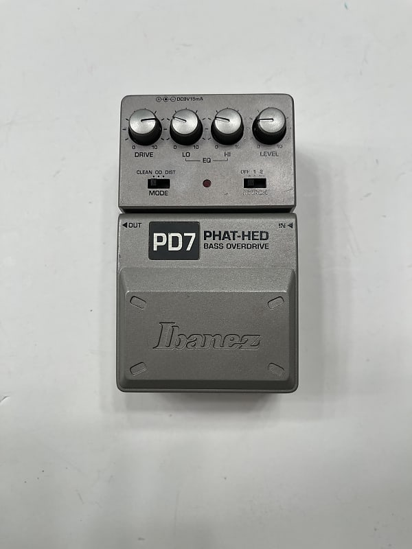 Ibanez PD7 Tone-Lok Phat Hed Bass Overdrive Vintage Guitar Effect