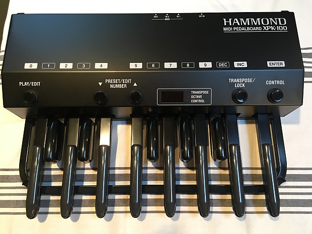 の正規☆HAMMOND ハモンド MIDI ペダルボード XPK-100 ☆現状品☆ MIDIキーボード、コントローラー