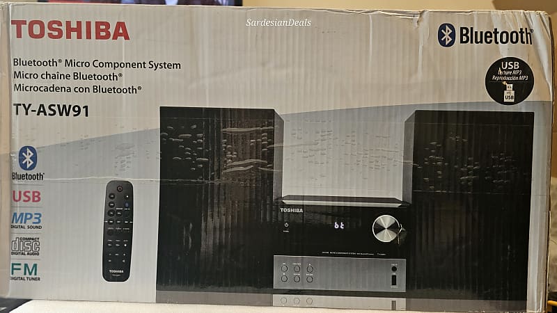 Toshiba TY-ASW91 Bluetooth Micro System CD Player in Original Packaging