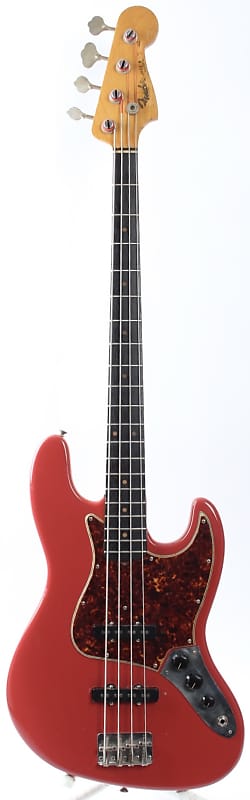 1964 Fender Jazz Bass Fiesta Red Reverb Canada 4722