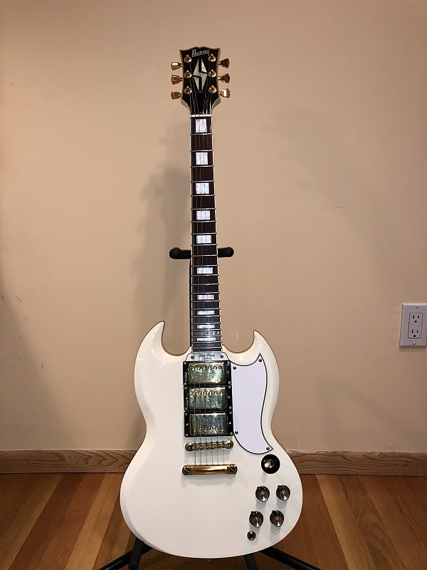 Burny SG Custom RSG-70 Japan MIJ 80s White RSG-70 Big 50s Neck