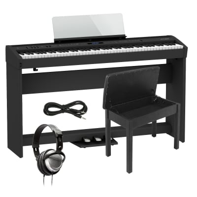 Roland FP-60X Digital Piano - Black COMPLETE HOME BUNDLE