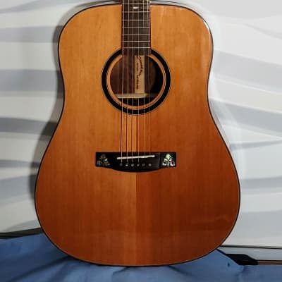 OC Dreadnought Guitar-Solid AA+ Cedar Top  w/Acacia (Koa) Back & Sides image 1