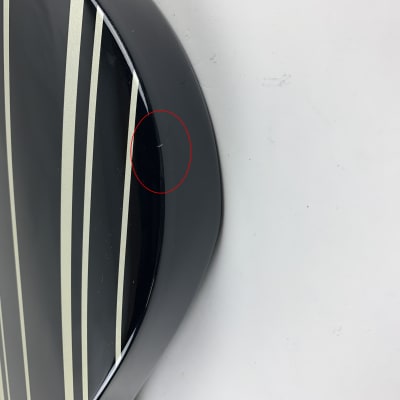 Schecter Synyster Custom-S  Custom Sustainiac Gloss Black w/ Silver Pin Stripes  B-Stock image 20