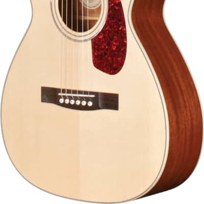 Guild M-140 All Solid Wood 3/4 Scale Acoustic Guitar, Natural w/ Gig Bag image 2