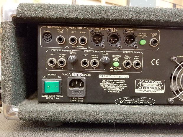 Trace Elliot Used AH500-12 500-Watt Bass Amplifier Head